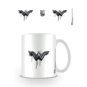 image of Justice League Movie - Wonder Woman Logo Drip Mug