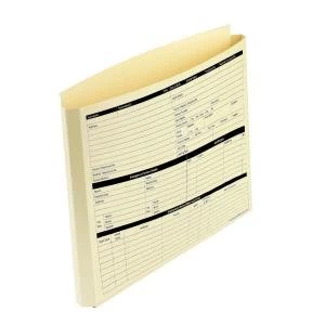 Image of Personnel Wallets Pre printed Extra Capacity Expandable Gusset Yellow