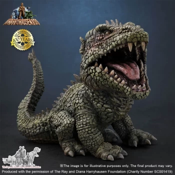 image of X-Plus DefoReal Series The Beast from 20,000 Fathoms Soft Vinyl Figure - Rhedosaurus (1953) (Color Ver.)