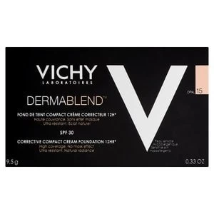 Image of Vichy Dermablend Compact Cream Foundation 15 Opal