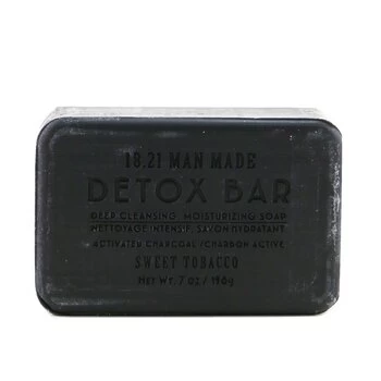 image of 18.21 Man MadeDetox Bar - Deep Cleansing, Moisturizing Soap - # Sweet Tobacco 198g/7oz