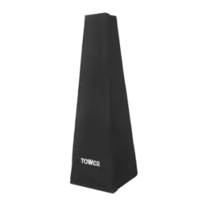 Image of Tower Obelisk Chiminea with Wood Storage Cover