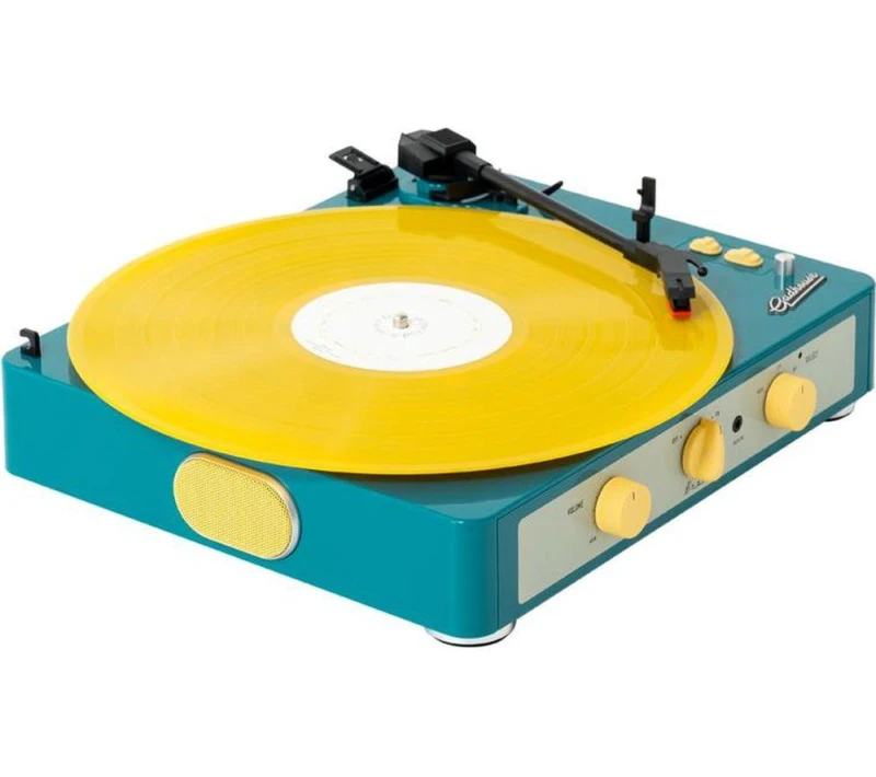 Image of GADHOUSE Brad Retro MKII Belt Drive Bluetooth Turntable - Green 608011332372
