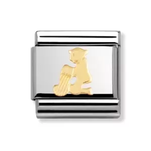 image of Nomination Classic Gold Aquarius Symbol Charm