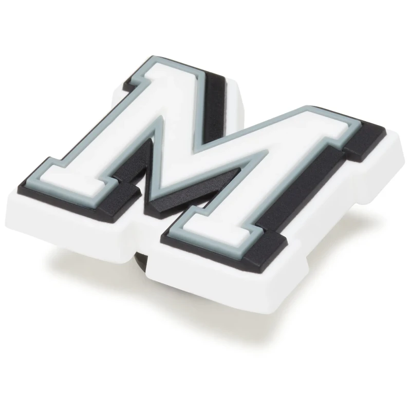 Image of Crocs Clip jibbitz Crocs Letter M Blanc Unisex TU