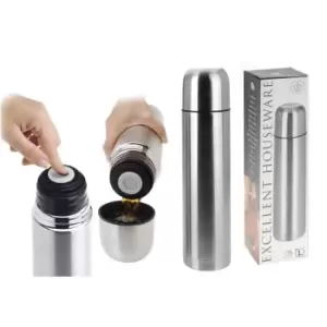 image of Excellent Houseware 1L Vacuum Flask42 - Silver