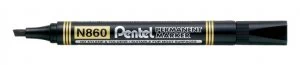 image of Pentel N860 Chisel Permanent Marker BK PK12