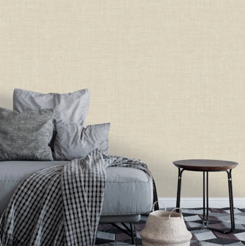 Image of Belgravia Decor Belgravia Decor Zambaiti Parati Marrakech Large Weave Beige Wallpaper Beige