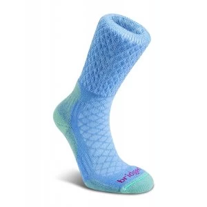 Image of Bridgedale Merinofusion Trail Womens Sock Powder Blue Large