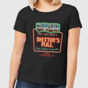 Image of National Lampoon No Vacancy Womens Christmas T-Shirt - Black