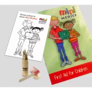 Image of First Aid for Children Pack with Coloured Pencils