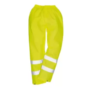 image of Portwest Hi Vis Rain Trousers Yellow 5XL