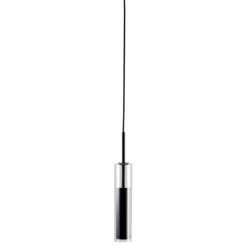 Image of Fan Europe Lighting - Fan Europe Taboo - Slim Round Ceiling Pendant, Glass, Black, GU10