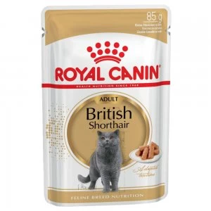 image of Royal Canin British Shorthair Cat Food 12 x 85g