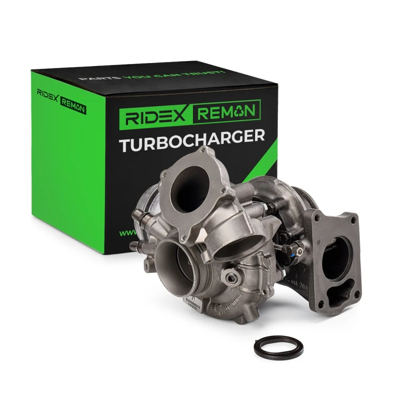 Image of RIDEX REMAN 2234C0276R Turbocharger without gaskets/seals, with exhaust manifold Charger,charging system (2234)