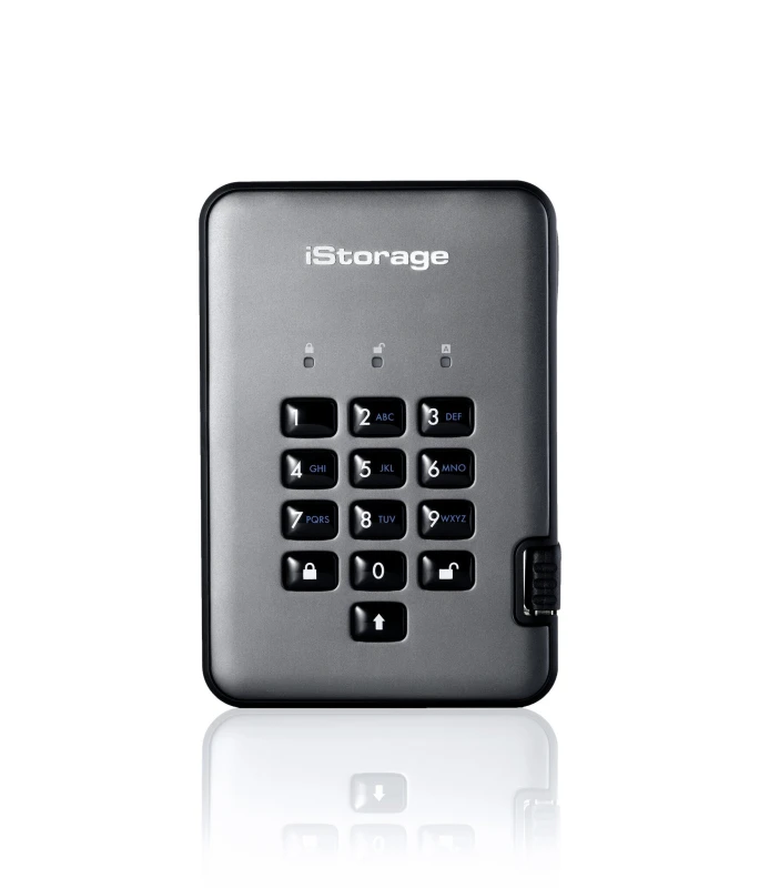 Image of iStorage iStorage diskAshur PRO² SSD 2TB Secure Portable Solid State Drive |FIPS 140-2 Level 3 certified AES-XTS 256-bit Hardware Encryption PIN