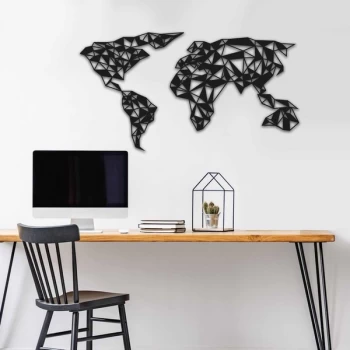 Image of MT - 018 Black Decorative Metal Wall Accessory