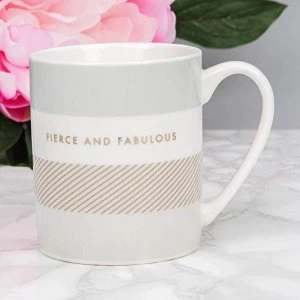 image of By Appointment New Bone China Mug - Fierce & Fabulous