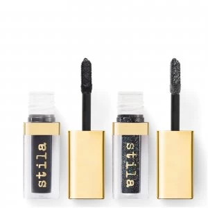 image of Stila Double Dip Duo Liquid Eye Shadows 2.25ml (Various Shades) - Black Out