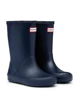 Image of Hunter Original Infant First Classic Wellington Boots - Navy, Size 10 Younger