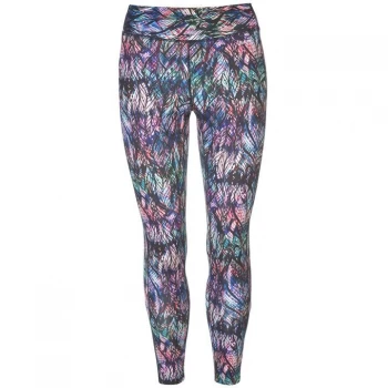 USA Pro Mid Rise Leggings - Multi Leaf