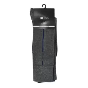 image of BOSS Hugo Rs Logo Stripe Socks - Grey