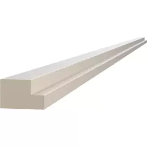 Image of Kitchen Kit Flatpack J-Pull Multi Rail Super Gloss 2745mm in Cashmere Mdf