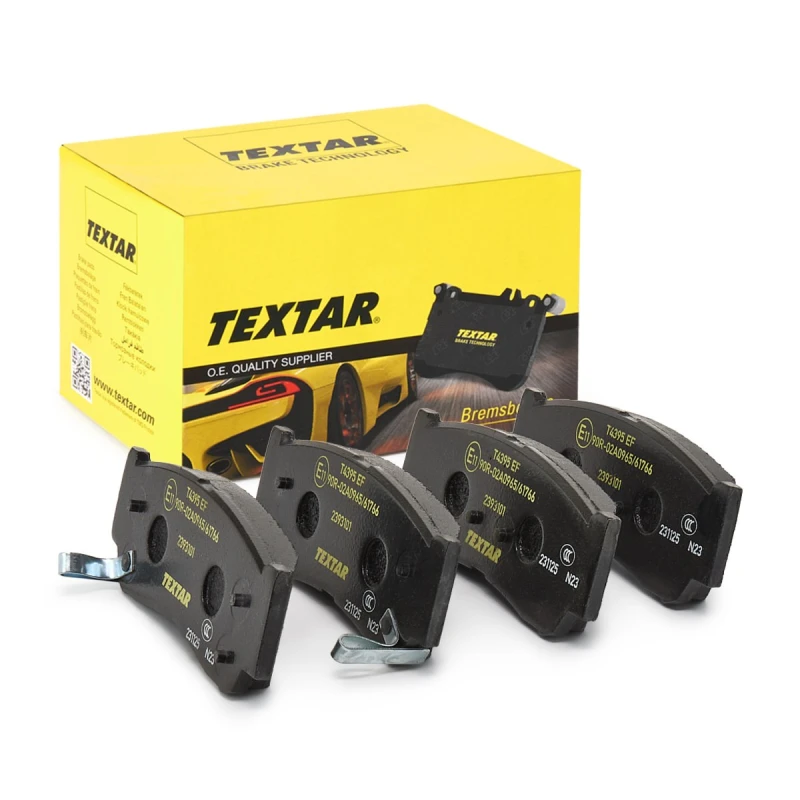 Image of TEXTAR 2393101 Brake pad set with acoustic wear warning Brake Pad Set,disc brake (402)
