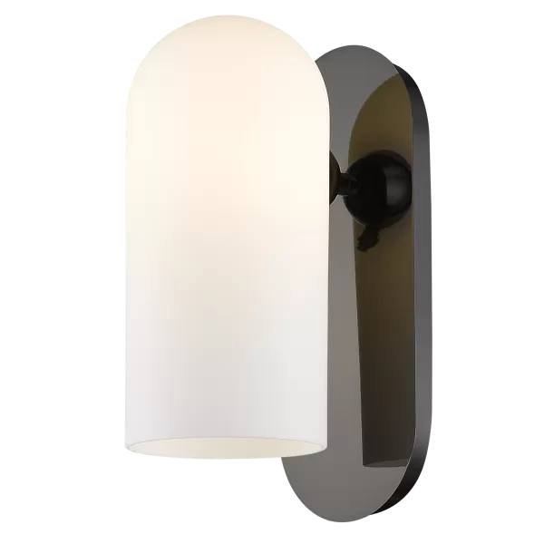 Image of Seoul Dome Wall Lamp Black, E27