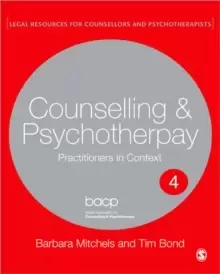Image of Legal Issues Across Counselling & Psychotherapy Settings : A Guide for Practice