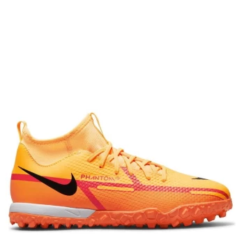 Image of Nike Phantom GT Academy DF Junior Astro Turf Trainers - Orange