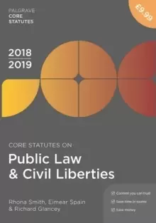Image of Core Statutes on Public Law & Civil Liberties 2018-19