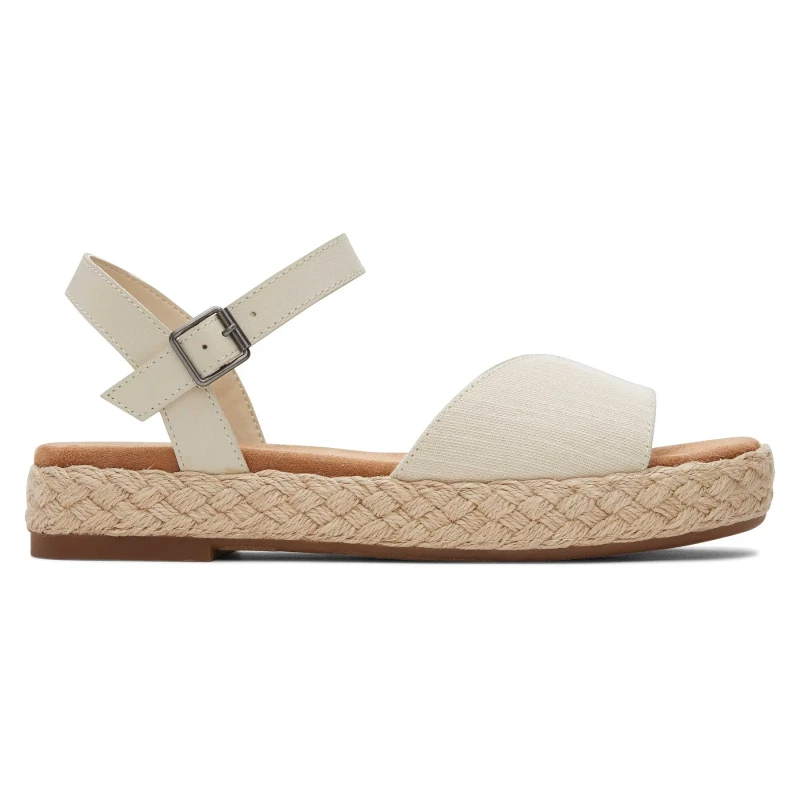 Image of TOMS Womens wedge sandals Toms Abby Beige Female 42,5
