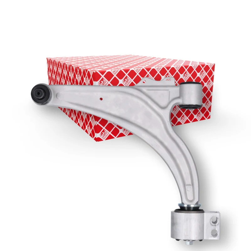 Image of FEBI BILSTEIN 43719 Suspension arm Control Arm, Cast Steel, Lower, with ball joint, with holder Cast Steel Track Control Arm (273)
