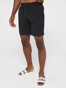 BOSS Whale Swimshort, Black, Size 2XL, Men