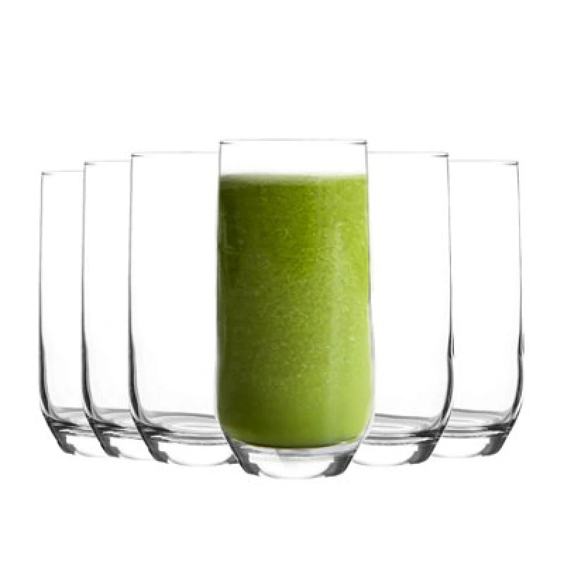 Image of LAV Sude Highball Glasses - 315ml - Clear - Pack of 6 Clear unisex