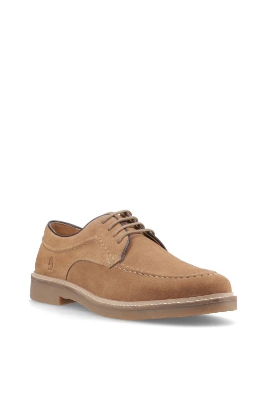 Image of Hush Puppies Mens Genny Shoe in Taupe Size: 10 Taupe Male 10