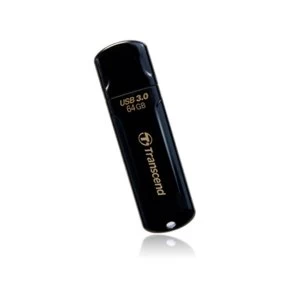 Image of Transcend JetFlash 64GB USB 3.0 Black USB Flash Drive