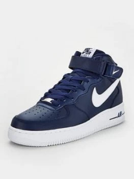 Image of Nike Air Force 1 Mid '07 - Navy/White