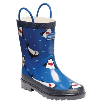 Image of Regatta Minnow Junior Wellies - Blue