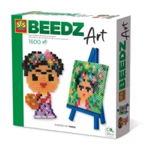 image of Beedz Mini Artist Frida 1600 Iron-on Beads Mosaic Art Kit