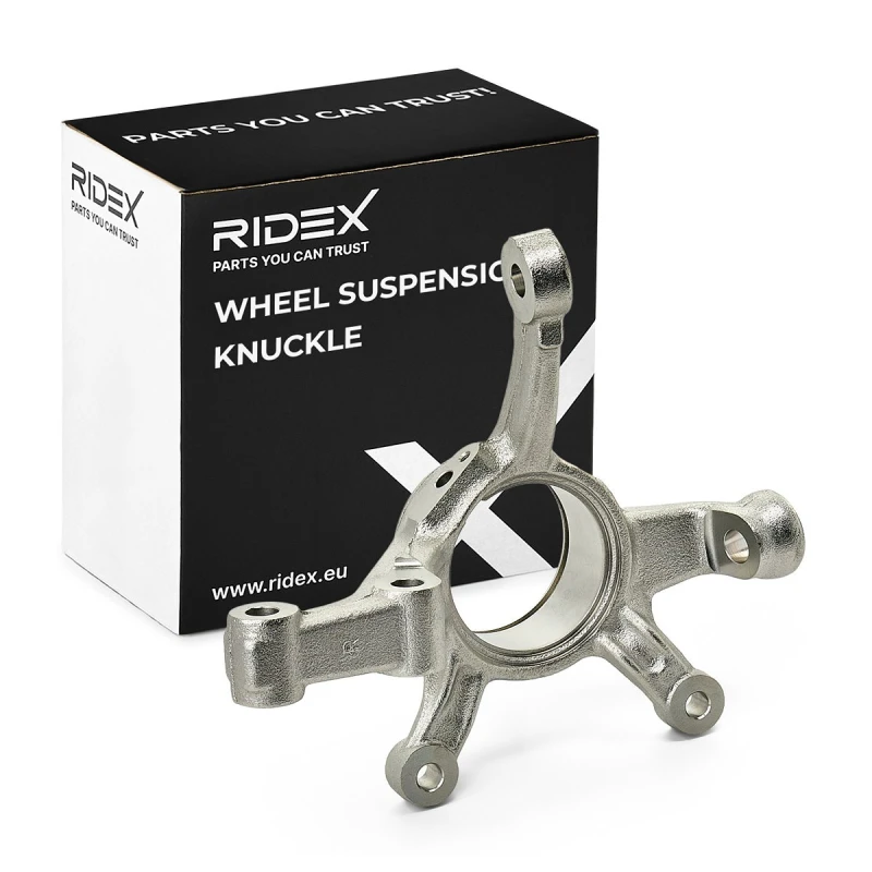 Image of RIDEX 1159S0158 Steering Knuckle Front Axle Right Stub Axle,wheel suspension (1159)