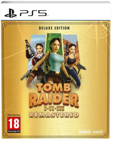 Image of Tomb Raider I-II-III Remastered Deluxe Edition PS5 Game