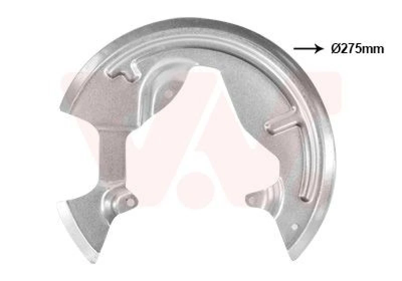 Image of VAN WEZEL Brake disc backing plate VAN WEZEL 4331371