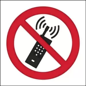 Image of No Mobile Phones - Sav (300 X 100MM)
