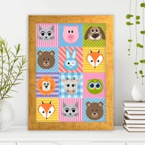 Image of AC469775648 Multicolor Decorative Framed MDF Painting