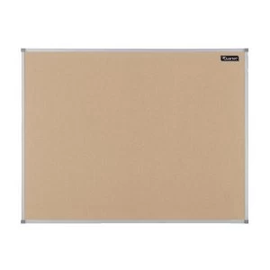 image of Nobo Basic 1200 x 900mm Noticeboard with Self Healing Cork Surface and Aluminium Frame