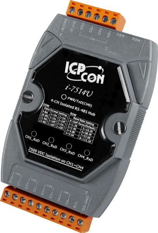 Image of Moxa 4-POR RS-485 HU