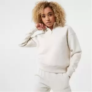 Image of USA Pro Quarter Zip Top Womens - Cream