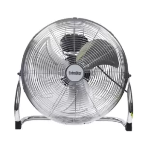 Image of ExtraStar 16" Floor Fan Free Standing 3 Speed Chrome 80W
